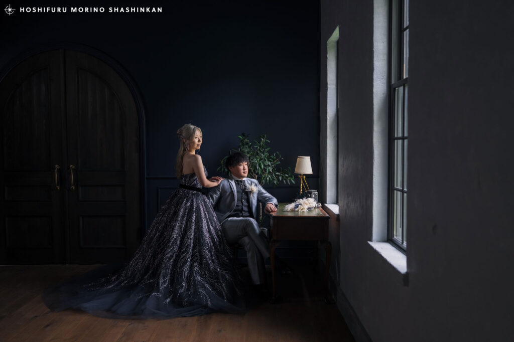 星降る森の写真館での結婚式前撮り・ウェディングフォト