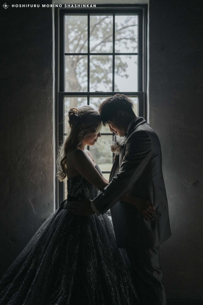 星降る森の写真館での結婚式前撮り・ウェディングフォト