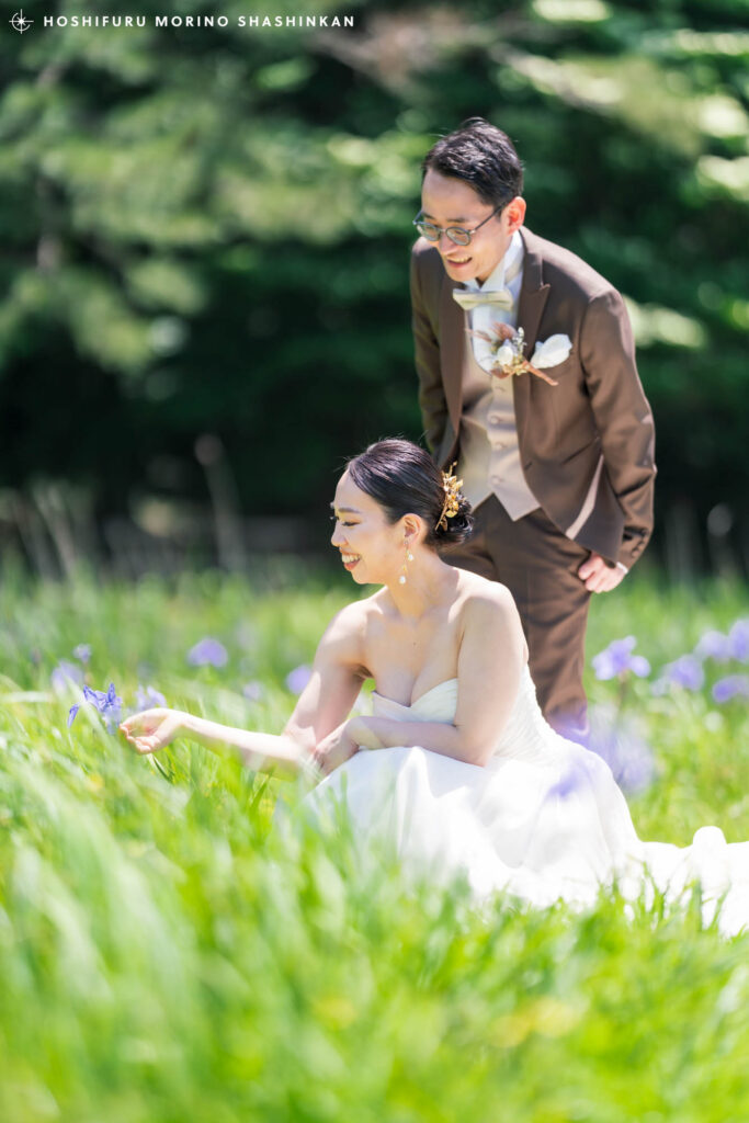 山ガールの結婚式ロケーション前撮り