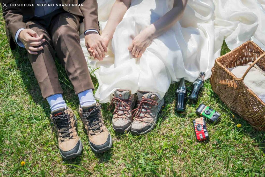 山ガールの結婚式ロケーション前撮り