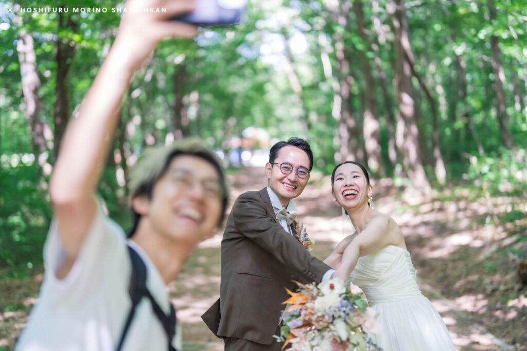 山ガールの結婚式ロケーション前撮り