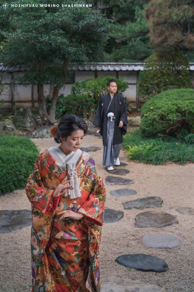 松江・武家屋敷｜江戸の静寂に溶け込む、和装前撮り