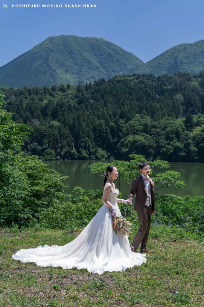 山ガールの結婚式ロケーション前撮り