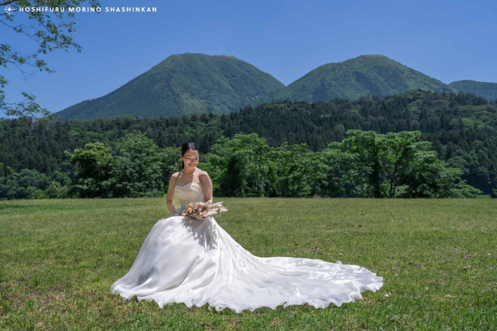山ガールの結婚式ロケーション前撮り