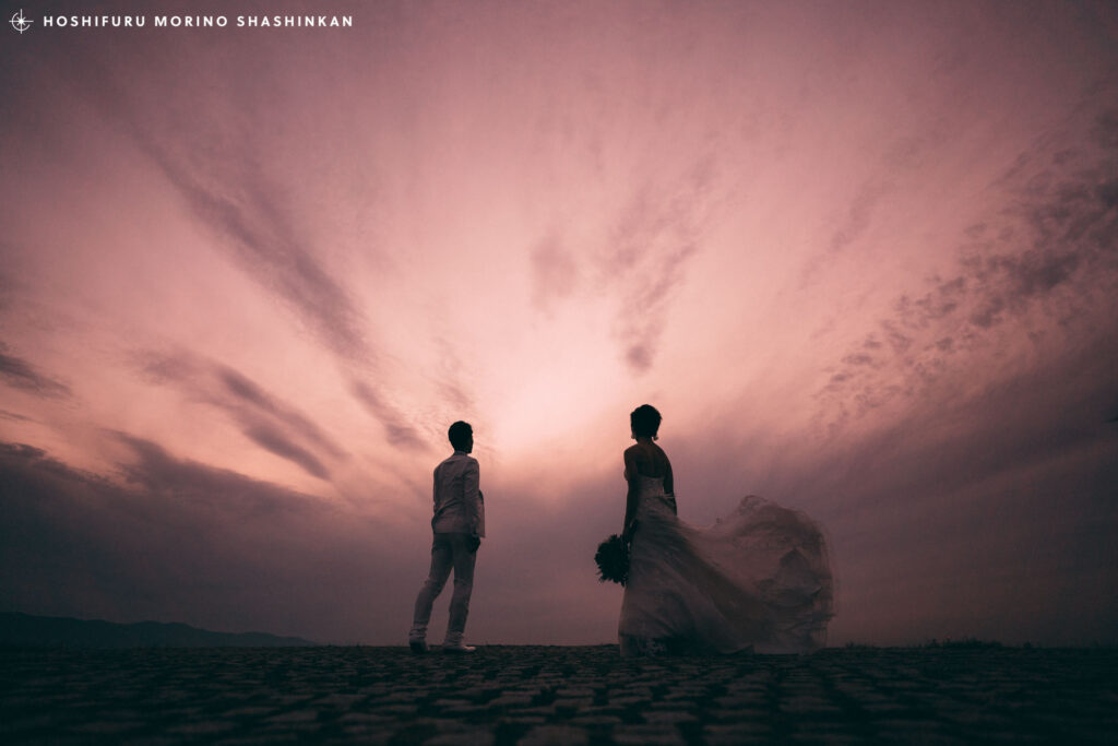 モエレ山で迎えたサンセット