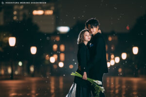 東京駅・丸の内での結婚式前撮り｜世界的に評価されたウェディングフォト