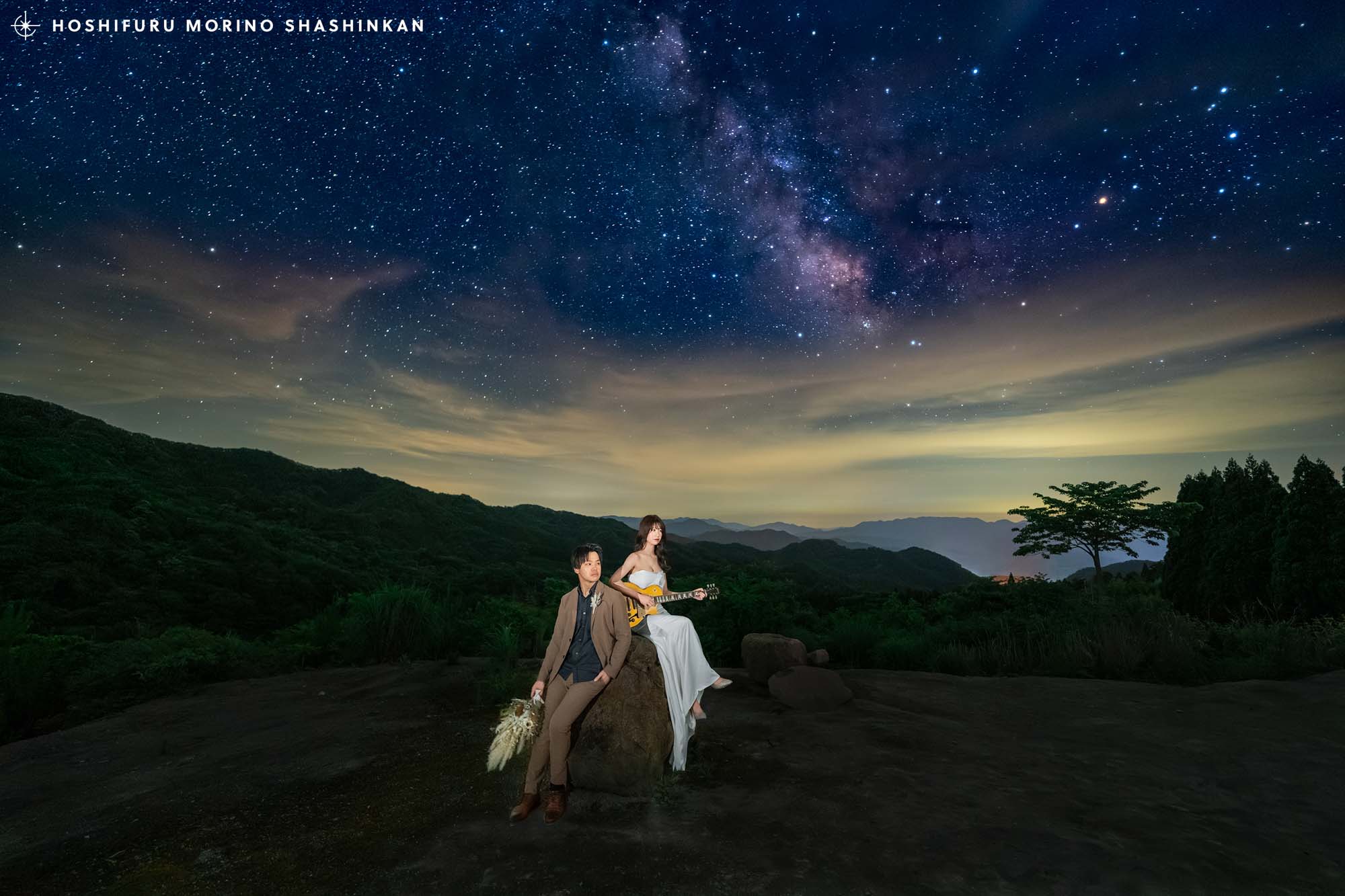 夜空の暗さNo.1島根県大田市で星空ウェディング｜感動の結婚式前撮り