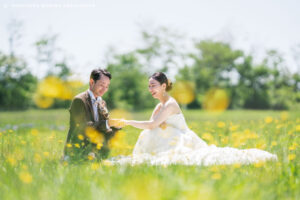 山ガールの結婚式ロケーション前撮り