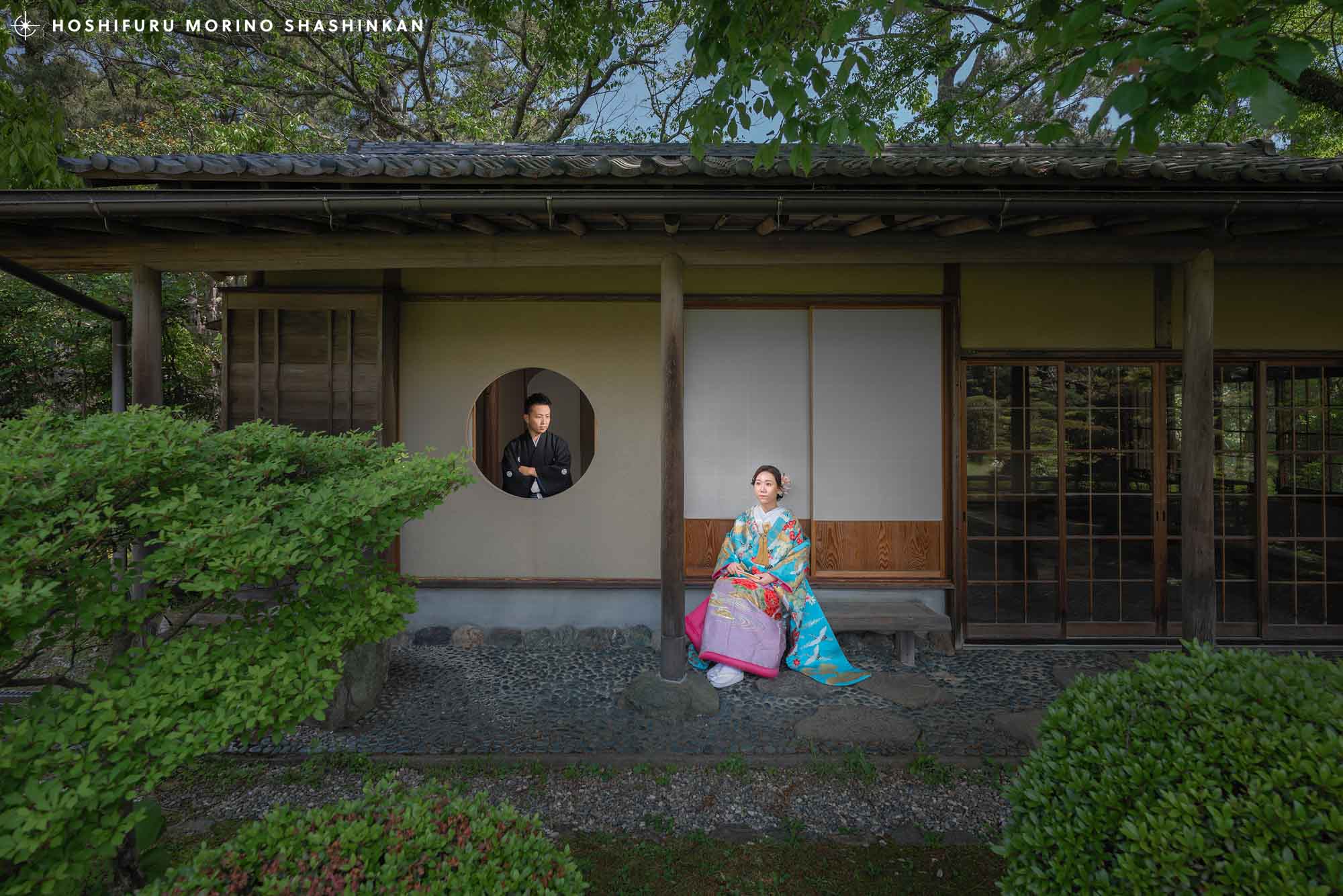 宮崎県でアートな結婚式前撮り｜日向景修園と秘密のロケーション