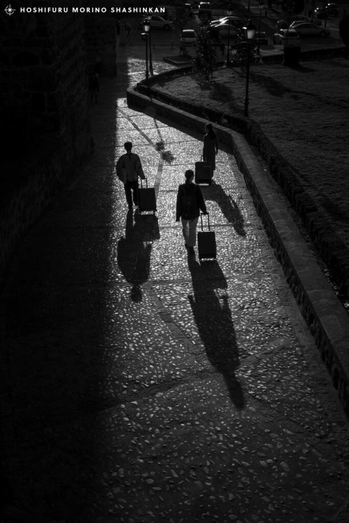 アーティスト写真撮影のスペインツアー