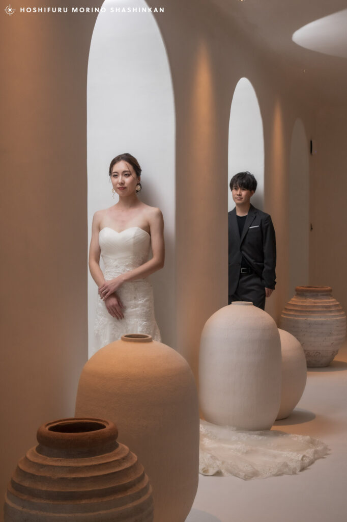 プリシアリゾートヨロンのスイートルームでのウェディングフォト