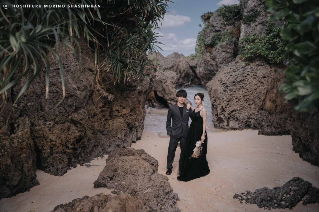 ウドノスビーチでの結婚式前撮り