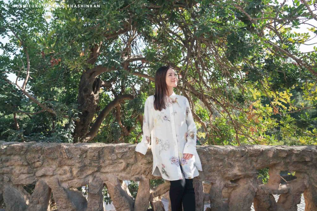 沖永良部島出身のアーティスト大山百合香さんのプロフィール写真撮影