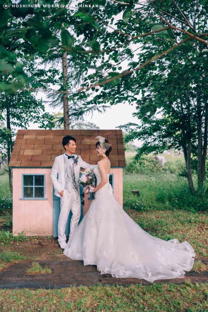 えこりん村「銀河庭園」でウェディングフォト