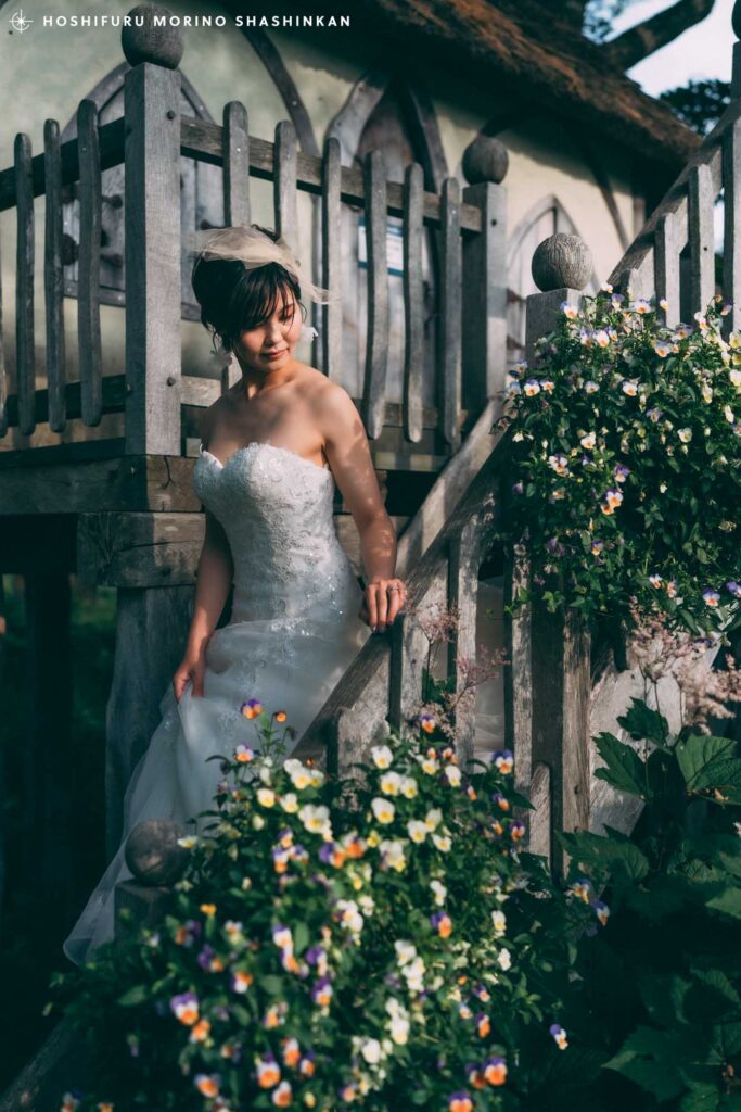 えこりん村「銀河庭園」でウェディングフォト