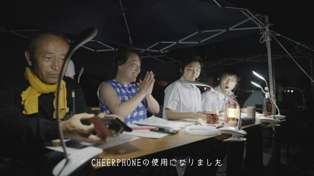 Panasonic CHEERPHONE（チアホン）を活用した安来月の輪まつり花火大会の映像制作実績