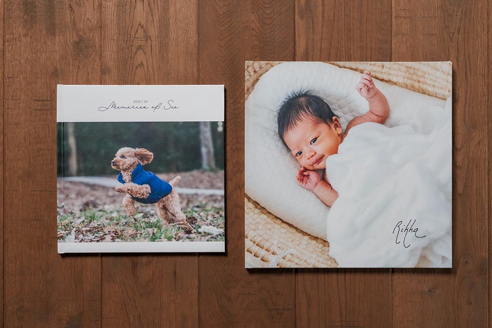 見開きアルバムの種類一覧